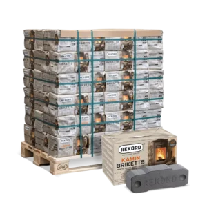 Braunkohle-Briketts 90 x 10 kg – REKORD®